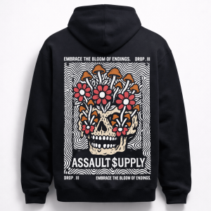 Hoodie "Embrace the Bloom of Endings"